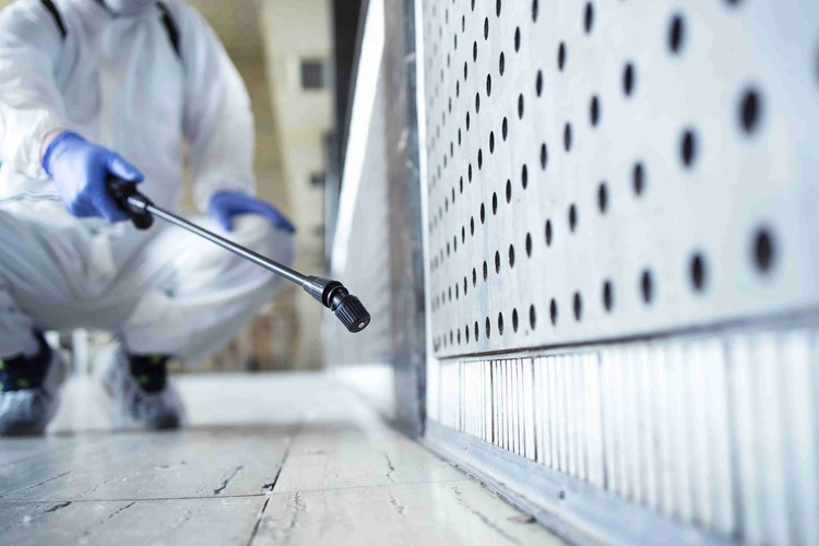 IKON Pest Control technician at work